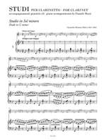 Studi per clarinetto - Études for clarinet Product Image