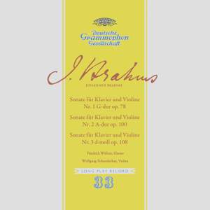 Brahms: Violin Sonatas Nos. 1 - 3