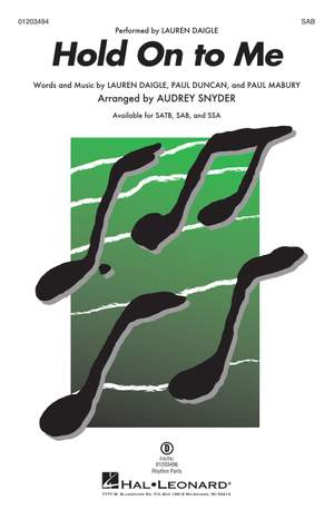 Lauren Daigle: Hold On to Me