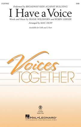 Frank Wildhorn_Robin Lerner: I Have a Voice