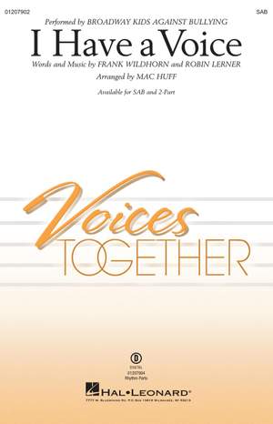 Frank Wildhorn_Robin Lerner: I Have a Voice