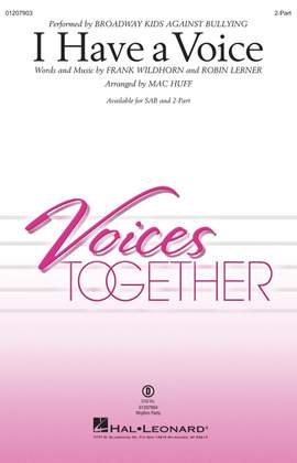 Frank Wildhorn_Robin Lerner: I Have a Voice