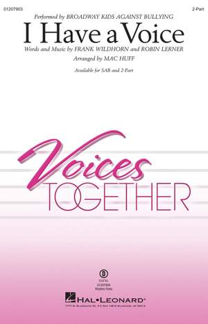 Frank Wildhorn_Robin Lerner: I Have a Voice