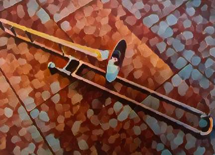 Greetings Card Trombone