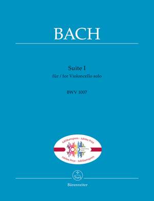 Bach, J S: Suite I for Violoncello solo BWV 1007