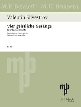 Silvestrov, V: Vier geistliche Gesänge