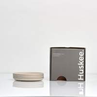 HuskeeCup Saucer 4-pack - Natural