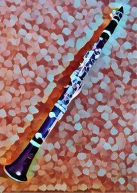 Greetings Card Clarinet
