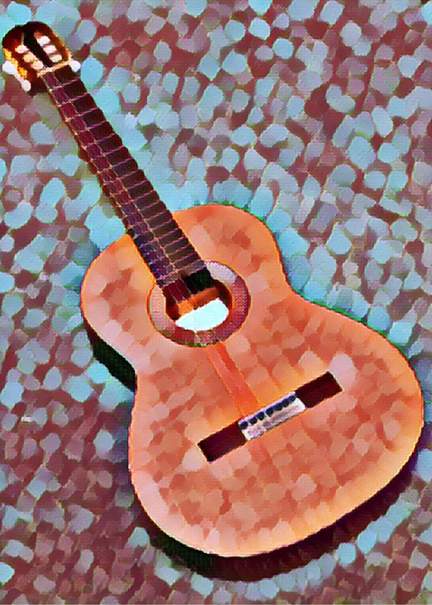 Greetings Card Guitar