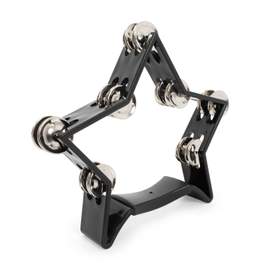 Percussion Plus star tambourine - Black