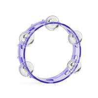 Percussion Plus 6" transparent tambourine - Purple