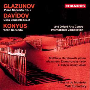 Glazunov, Davidov & Konyus: Concertos