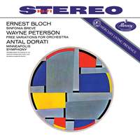 Bloch: Sinfonia breve; Peterson: Free Variations for Orchestra