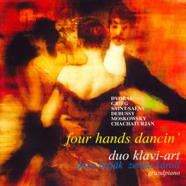 Four hands dancin': Duo Klavi-art Play Dvořák, Grieg, Saint-Saëns, Debussy, Moszkowski & Khachaturian