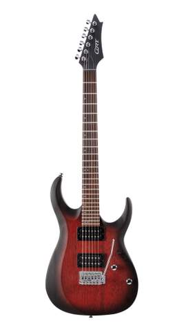 Cort: Electric Guitar - X100 Black Cherry Burst