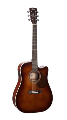 Cort: Acoustic Guitar - MR500E Brown Burst