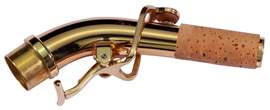 Yanagisawa Soprano Sax Neckpipe - Curved Bronze Lacquered