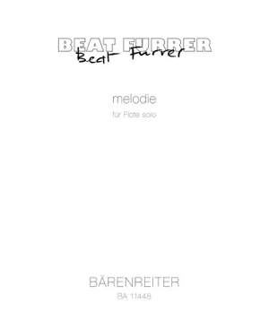Furrer, Beat: Melodie for Flute Solo