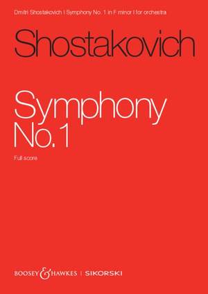Shostakovich, D: Symphony No. 1 op. 10