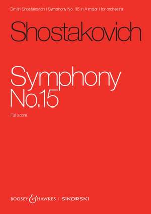 Shostakovich, D: Symphony No. 15 op. 141