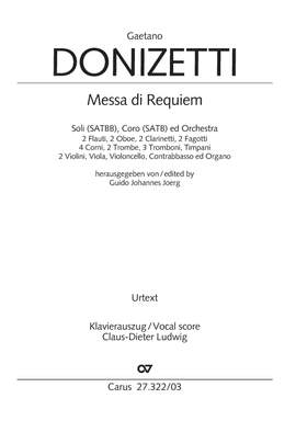 Donizetti, Gaetano: Messa di Requiem (1835)