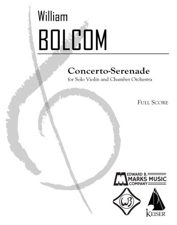 William Bolcom: Concerto Serenade