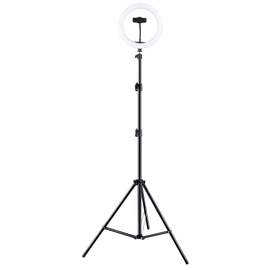 Cad telescoping ring light with phone holder
