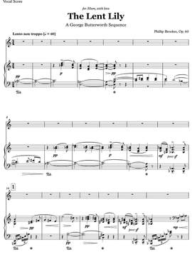 Brookes, Phillip: The Lent Lily, Op. 60