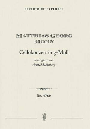Monn, Georg Matthias: Cello concerto G minor, arranged by Arnold Schönberg