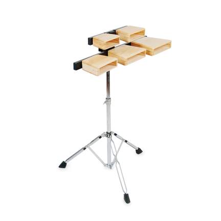 Percussion Plus temple blocks with stand