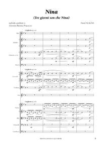 David Alagna: Nina – Tre giorni son che Nina