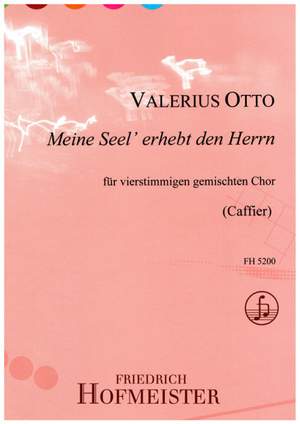 Valerius, O: Meine Seel' erhebt den Herrn
