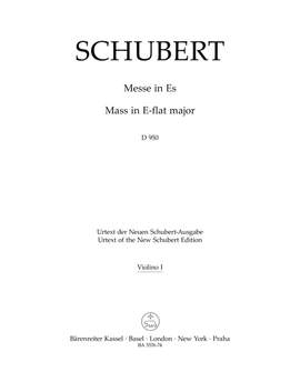 Schubert, Franz: Mass in E-flat major D950 Violin I