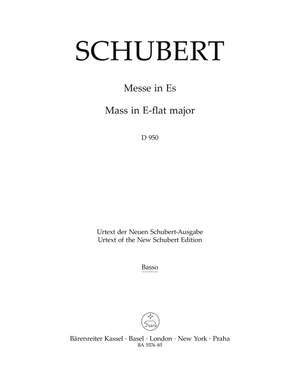 Schubert, Franz: Mass in E-flat major D950 Double Bass