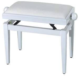 PURE GEWA Piano bench White matt White seat