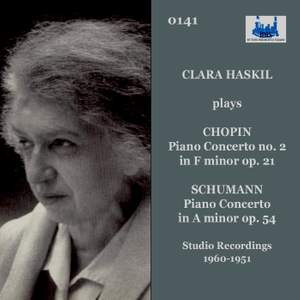 Clara Haskil plays Chopin & Schumann