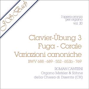 J.S. Bach - opera omnia Per organo, Vol. 20