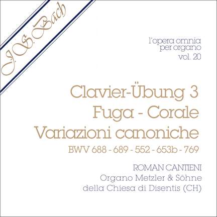 J.S. Bach - opera omnia Per organo, Vol. 20