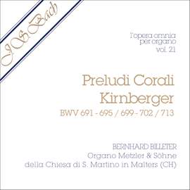 J.S. Bach - Opera Omnia per organo, Vol. 21