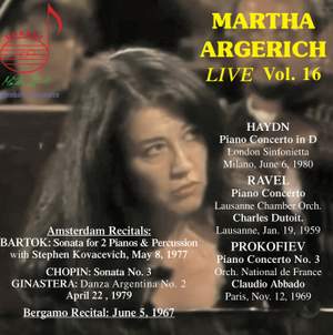 Martha Argerich Live, Vol. 16