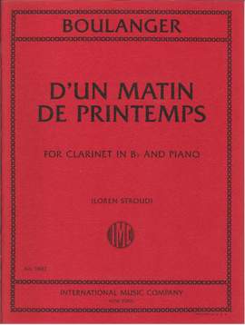 Lili Boulanger: d'Un Matin de Printemps