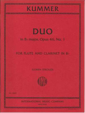 Johann Caspar Kummer: Duo in Bb Major, Op. 46 No. 1