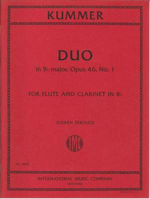 Johann Caspar Kummer: Duo in Bb Major, Op. 46 No. 1