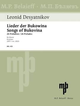 Desyatnikov, L: Lieder der Bukowina