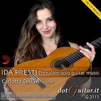 Ida Presti: Complete Solo Guitar Music