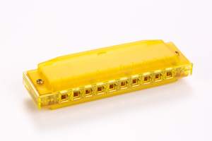 Hohner Translucent Harp Yellow C Major