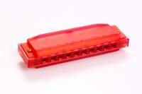 Hohner Translucent Harp Red C Major