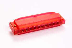 Hohner Translucent Diatonic Harmonica in C (Red)