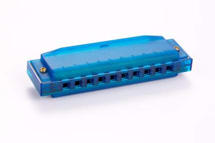 Hohner Translucent Harp Blue C Major