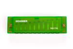 Hohner Translucent Diatonic Harmonica in C (Green) Product Image